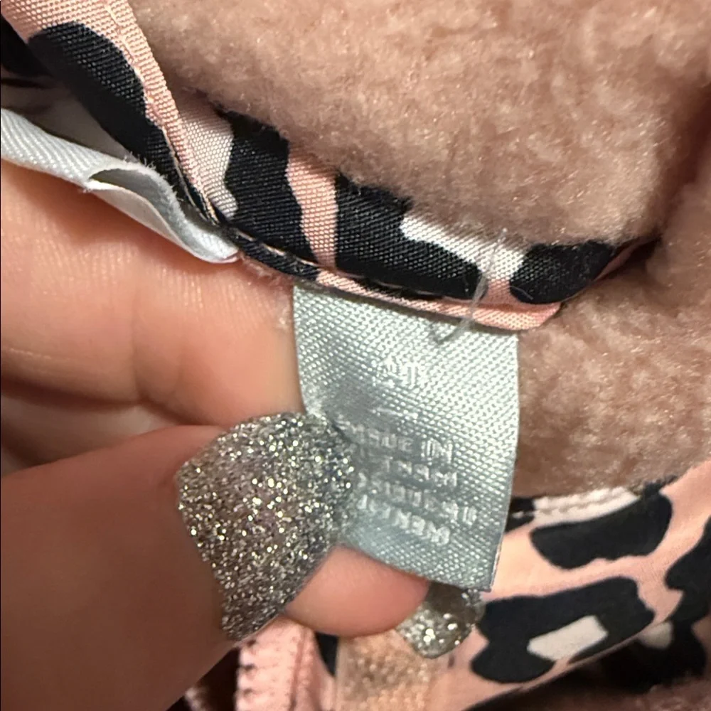 Toddler Children’s Place Pink Leopard Print Puffer Jacket